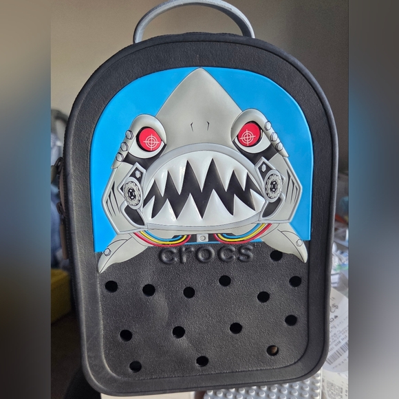 Crocs Shark Design Backpack - Picture 1 of 6